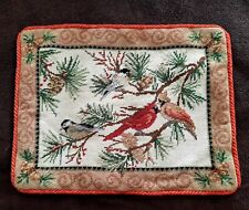 Cardinal needlepoint throw for sale  Cantonment