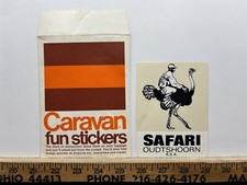 Adesivo vintage década de 1970 Caravan Africa Conservation Fun Safari Oudtshoorn comprar usado  Enviando para Brazil