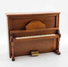 Casa de bonecas miniatura shackman vertical madeira piano decoração de sala de música vintage 1:12 comprar usado  Enviando para Brazil