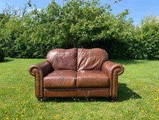 Vintage leather sofa for sale  CARLISLE