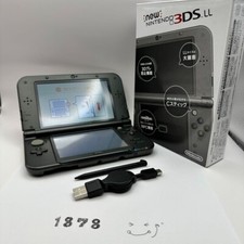 Nintendo New 3DS LL preto metálico portátil com carregador simples versão japonesa com caixa comprar usado  Enviando para Brazil