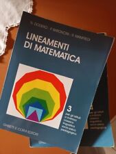 Volumi lineamenti matematica usato  Mazara del Vallo