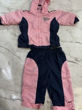 Terno de atletismo Nike bebê menina 2 peças tamanho 12 meses rosa e azul comprar usado  Enviando para Brazil