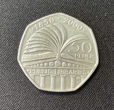 public libraries 50p coin for sale  WARRINGTON