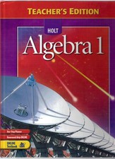 Holt algebra teacher for sale  Little Falls