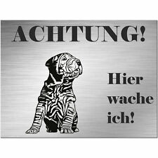 Shar pei schild gebraucht kaufen  Deutschland