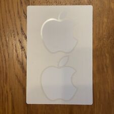 Apple Logo Officiel ❤️ Autocollant x2 Blanc Genuine Sticker White comprar usado  Enviando para Brazil