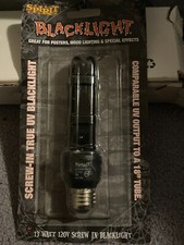 Lâmpada Spirit UV luz negra 13W parafuso na lâmpada 120V brilho pôster festa Halloween comprar usado  Enviando para Brazil
