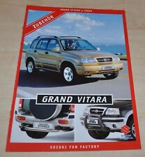 1999 Suzuki Grand Vitara Akcesoria Akcesoria Brochure Broszura Broszura DE, używany na sprzedaż  PL