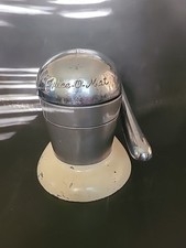 Espremedor de metal vintage Rival JUICE-O-MAT cromado inclinação superior manivela NJ-848 comprar usado  Enviando para Brazil