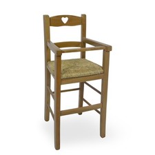Seggiolone legno color usato  Maddaloni