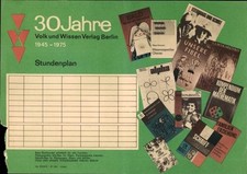 Stundenplan ddr jahre gebraucht kaufen  Berlin
