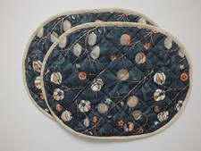 Pair quilted oval for sale  LONDON