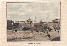 Stampa antica livorno usato  Lecco