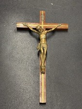 Antique crucifix wooden for sale  LEEDS