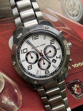 RELÓGIO MASCULINO QUARTZO MICHAEL KORS 44mm MK-8472 branco mostrador cronógrafo data s/s comprar usado  Enviando para Brazil