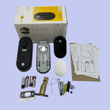 Fechadura inteligente Nest x Yale YRD540 Nest Connect porta frontal camurça preta comprar usado  Enviando para Brazil