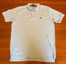 Polo Assn. dos EUA Camisa polo de golfe Ralph Lauren com colarinho - masculina GG azul claro comprar usado  Enviando para Brazil