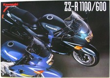 Folheto de vendas de motocicletas KAWASAKI ZZ-R 1100/600 1996 #P/N 99949-1050 ALL-E V-X comprar usado  Enviando para Brazil