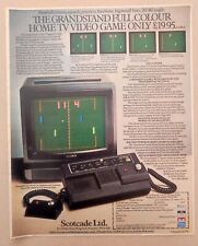 Grandstand TV videogame original anúncio de imprensa do Reino Unido 1978 comprar usado  Enviando para Brazil