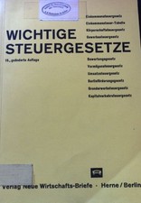 Wichtige steuergesetze nwb gebraucht kaufen  Koblenz