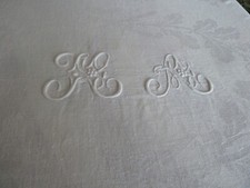 Nappe ancienne damas d'occasion  Foix