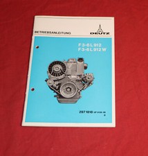 Betriebsanleitung deutz diesel gebraucht kaufen  Estorf