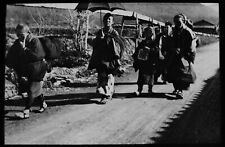 FOTO ANTIGA Lanterna Mágica Slide FAMÍLIA EM MARCHA PARA QUIOTO C1910 JAPÃO   comprar usado  Enviando para Brazil