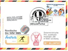 Ballonpost 1985 cachet d'occasion  Delle