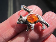 Amber crystal bear for sale  BRIXHAM