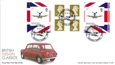 2010 6x1st Retail Bkt - Design Classics#4, Royal Mail FDC, Croydon - Surrey SpHS, usado comprar usado  Enviando para Brazil