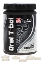 Używany, (997,50 EUR/kg) Mega Gear Oral T- Bol (100 tabletek) na sprzedaż  Wysyłka do Poland