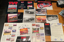 Tvr brochure bundle for sale  LINCOLN
