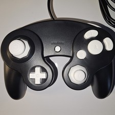 Controle GameCube personalizado, gamepad NGC branco sobre preto para Gamecube comprar usado  Enviando para Brazil