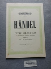 Dettinger deum hwv gebraucht kaufen  Salzwedel