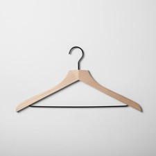 12 peças Cabides de roupas e ternos de luxo antiderrapantes de aço madeira natural feitos por design comprar usado  Enviando para Brazil