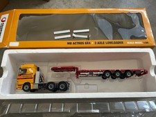 WSI 1:50 Mammoet Kranringen Mercedes-Benz Actros 6x4 + 3 achs semi lowloader, usado comprar usado  Enviando para Brazil