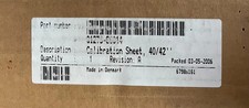 Calibration sheet q1278 d'occasion  Paris XIX