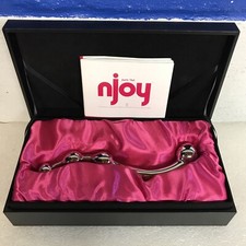 Masajeador n-joy Fun Varita Acero Inoxidable Nuevo Con Estuche segunda mano  Embacar hacia Mexico