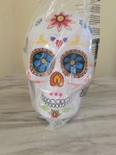 Balde de pipoca AMC exclusivo Sugar Skull Light Up Halloween/Dia dos Mortos NOVO comprar usado  Enviando para Brazil