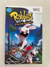 RABBIDS GO HOME A COMEDY ADVENTURE - NINTENDO WII - MANUAL DE INSTRUÇÕES comprar usado  Enviando para Brazil
