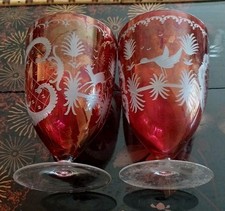 Antique bohemian cut for sale  GREAT YARMOUTH