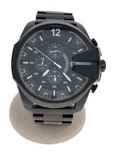 DIESEL dz-4283 relógio de quartzo analógico preto aço inoxidável excelente Japão comprar usado  Enviando para Brazil