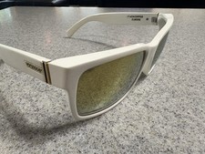ÓCULOS DE SOL VON ZIPPER ELMORE - Armação branca/lentes espelhadas douradas. comprar usado  Enviando para Brazil