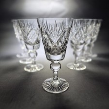 Crystal cordial glasses for sale  NORWICH