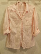 Chemisier rose coton d'occasion  Bourg-de-Thizy
