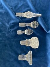 Vintage crystal glass for sale  PETERBOROUGH