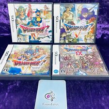 Dragon Quest Nintendo DS 4 Conjunto de Jogo Importado Japonês IV V VI IX Região Livre Japão comprar usado  Enviando para Brazil