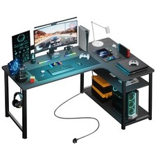 Bureau informatique black d'occasion  Bordeaux-