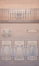 Architecture drawing 1928 for sale  ASCOT